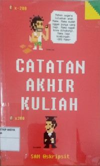 Catatan Akhir Kuliah