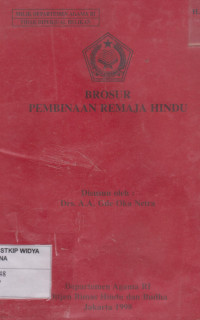 Brosue Pembinaan Remaja Hindu