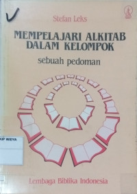 Mempelajari Alkitab Dalam Kelompok